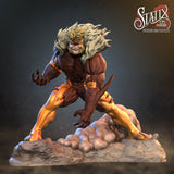 MAN180 - Legendary Character design, Sabertooth ，3d STL resin print download files