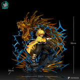 Zenitsu from the anime series Demon Slayer, High Detail Character for Resin Printing, 3d stl file print download (Y044)