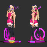MN062 - Anime character design, Mount Lady from my hero academia, 3d stl print files