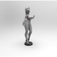 G017 - Waifu character design statue, Mario Lady King boss statue, STL 3D model design print download files
