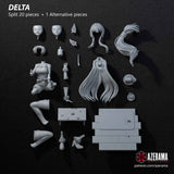 MN069 - NSFW anime character design, The Delta, 3d stl print files
