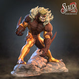 MAN180 - Legendary Character design, Sabertooth ，3d STL resin print download files