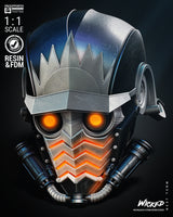 NW010 - Marvel Character design, Guardians of the Galaxy Lord Star helmet, 3d STL print files