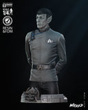 MAN165 - Legendary Character design, Captain Spock Bust  ，3d STL resin print download files