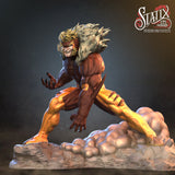 MAN180 - Legendary Character design, Sabertooth ，3d STL resin print download files