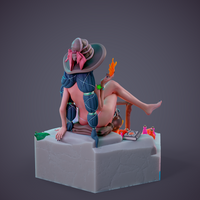 MN041 - Female character design, Chagarin, Ranni, Young sorceress, 3d stl print files