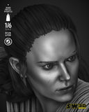 TU250 - Legendary Character design, Rey Skywalker  ，3d STL resin print download files