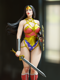 TU202 - Legendary Character design, Wonder Woman +NSFW，3d STL resin print download files