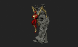 MAN144 - Legendary Character design, iron Spider man，3d STL resin print download files