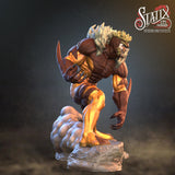 MAN180 - Legendary Character design, Sabertooth ，3d STL resin print download files
