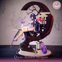 TU090 - Female Character design，Qipao Raiden Shogun (Genshin Impact)，3d STL resin print download files