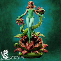 MN092 - Comic female character design, Poison ivy, 3d stl model instant download files