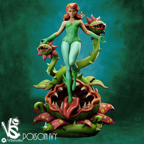 MN092 - Comic female character design, Poison ivy, 3d stl model instant download files