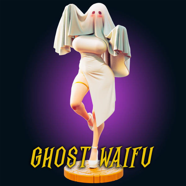 MN096 - Sexy Waifu female character design, The ghost costume, 3d stl instant download files