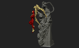 MAN144 - Legendary Character design, iron Spider man，3d STL resin print download files