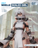 TU010 - Games character design, Noelle from Nier Automata , 3d stl print resin download file