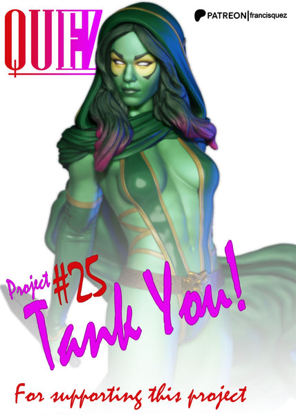 MEI103 - NSFW comic character design, Gamora, 3d stl print files