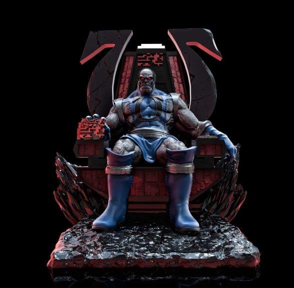 MAN106 - Legendary Character design, Throne Legacy Series Darkseid on Throne statue ，3d STL resin print download files