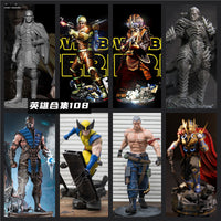 Hero Collecction 108 - eight character from comic, games, movies bundle value pack  - STL 3D Model print download files