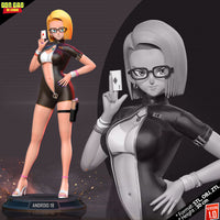 MN109 - Anime character design, Android 18 from dragon ball, 3d stl instant download files