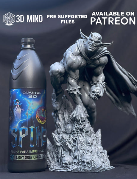 MAN109 - Legendary Character design,DC Comics character Etrigan the Demon ，3d STL resin print download files