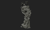 MAN144 - Legendary Character design, iron Spider man，3d STL resin print download files