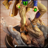 Gyro Zeppeli fanart figure from JoJo's Bizarre Adventure: Steel Ball Run - High Detail Character for Resin Printing, 3d stl file print download ( Y034 )