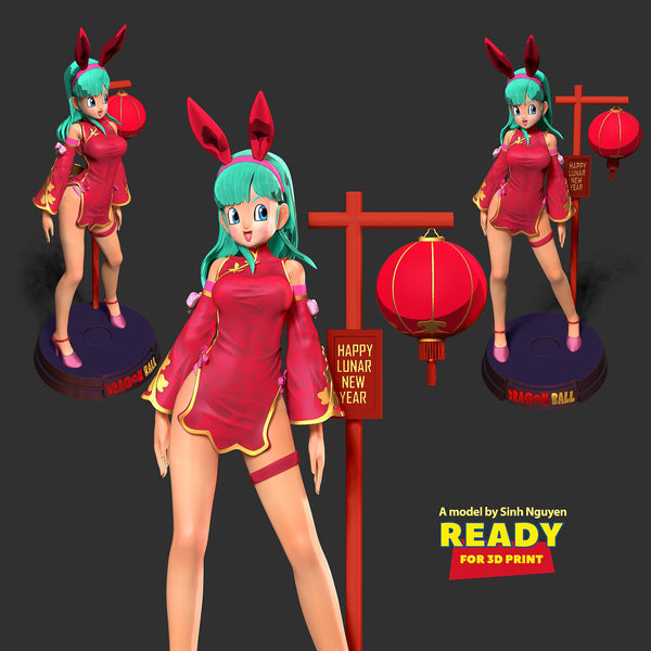 MN112 - Anime character design, Buma dragon ball, 3d stl print files