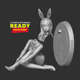 MN114 - Anime character design, Buma the bunny version, 3d stl print files