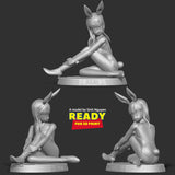 MN114 - Anime character design, Buma the bunny version, 3d stl print files
