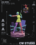 Ada Wonng From the Resident Evil Requiem - High Detail Character for Resin Printing, 3d stl file print download ( Y038 )