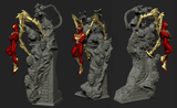 MAN144 - Legendary Character design, iron Spider man，3d STL resin print download files
