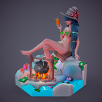 MN041 - Female character design, Chagarin, Ranni, Young sorceress, 3d stl print files