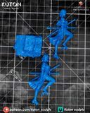 TU135 - Female Character design, Kira Mekai，3d STL resin print download files