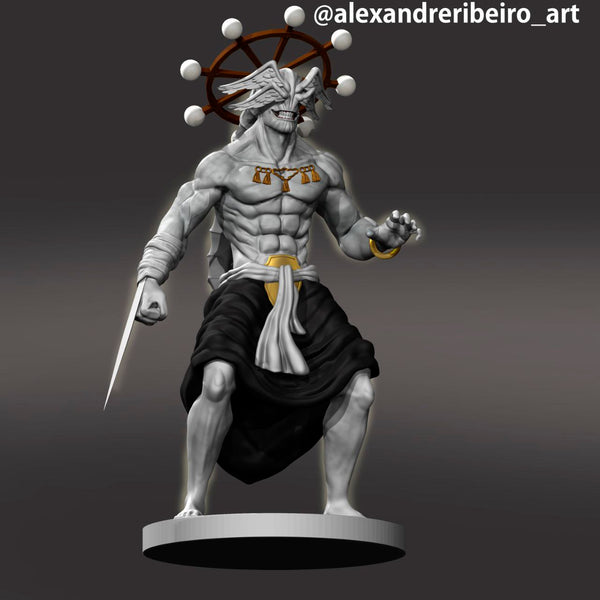 MAN133 - Legendary Character design, Mahoraga from  Jujutsu Kaisen ，3d STL resin print download files