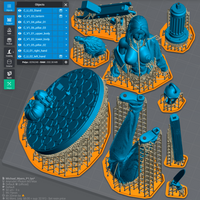 MN023 - Fantasy character design, NSFW Halloween, 3d stl resin print download files