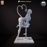 Jane Doe from the video game Zenless Zone Zero，Games Character design, 3d STL resin print download files ( R302 )