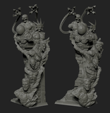 MAN144 - Legendary Character design, iron Spider man，3d STL resin print download files