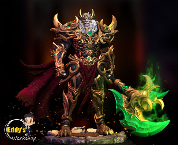 MAN140 - Legendary Character design, Ares Lion God，3d STL resin print download files