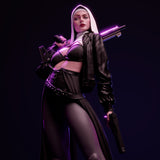 TU157 - Female Character design,Warrior Nun The Movie，3d STL resin print download files