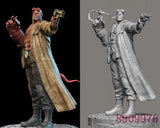 MAN171 - Legendary Character design, Hellboy ，3d STL resin print download files