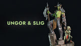 MAN179 - Legendary Character design, Slig and Ungor Boom ，3d STL resin print download files