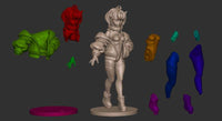 B200 - Games character design, The Bull devil , 3d Stl model design, dropbox download instant file link