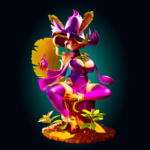 TU195 - Legendary Character design,Leafeon X Mismagius Pokemon nsfw，3d STL resin print download files