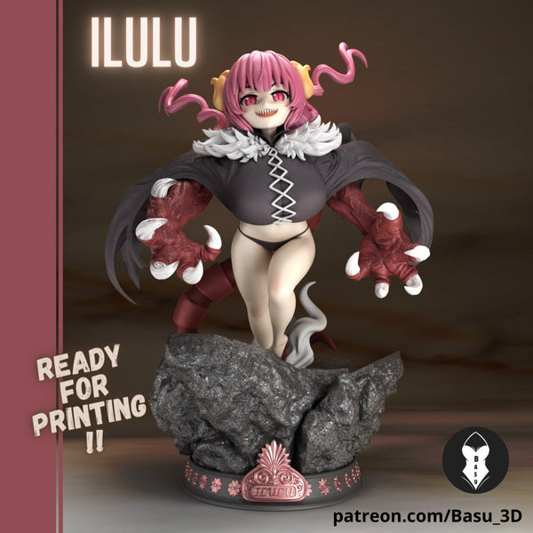 TU199 - Legendary Character design,ilulu，3d STL resin print download files