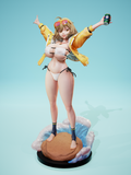 TU110 - Female Character design，Anis Sparking Summer - Nikke，3d STL resin print download files
