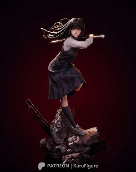 MN079 - Anime character design, The Asa Mitaka from Chainsaw man, 3d stl print files