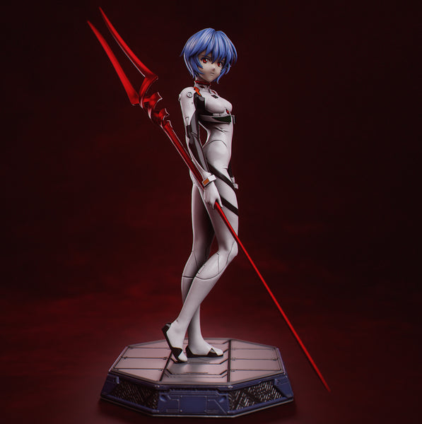 TU040 - Anime character design, Rei Ayanami - Neon Genesis Evangelion, 3D Printer Files, 3d STL resin print download files