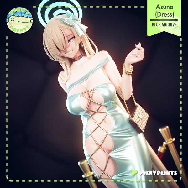 TU001 - Female Character design,Asuna Ichinose from Blue Archive.，3d STL resin print download files