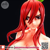 TU163 - Female Character design, Erza，3d STL resin print download files